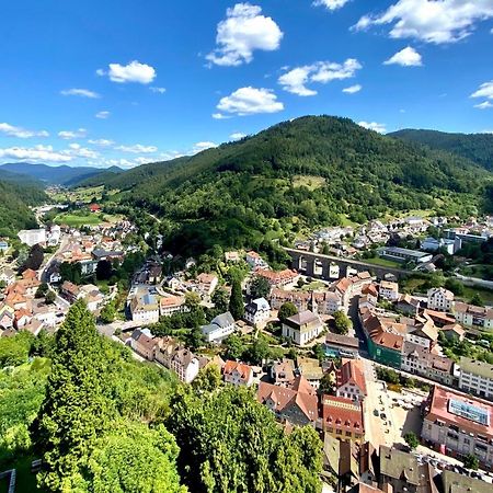 Ferienwohnung Zur Bierliebe - Mit Toller Aussicht Im Herzen Des Schwarzwaldes Hornberg Exterior photo