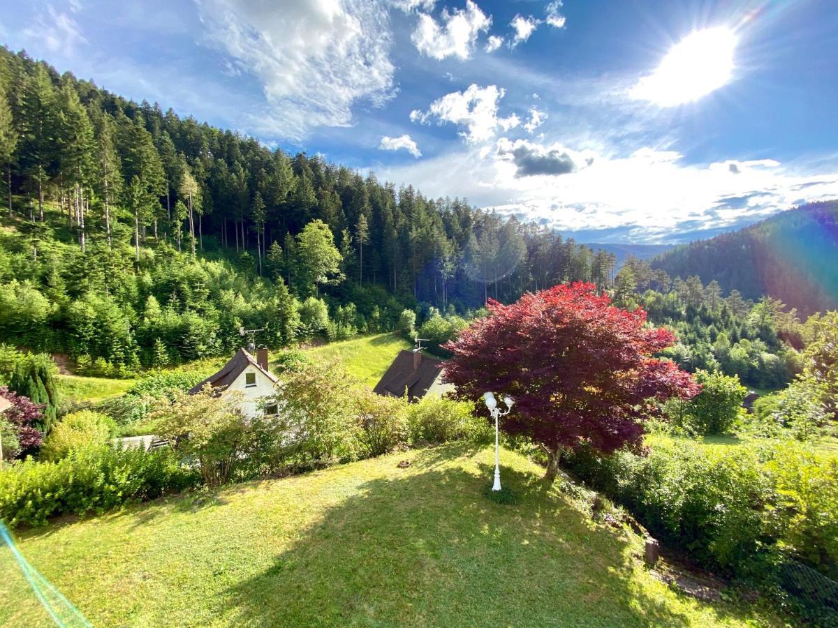 Ferienwohnung Zur Bierliebe - Mit Toller Aussicht Im Herzen Des Schwarzwaldes Hornberg Exterior photo