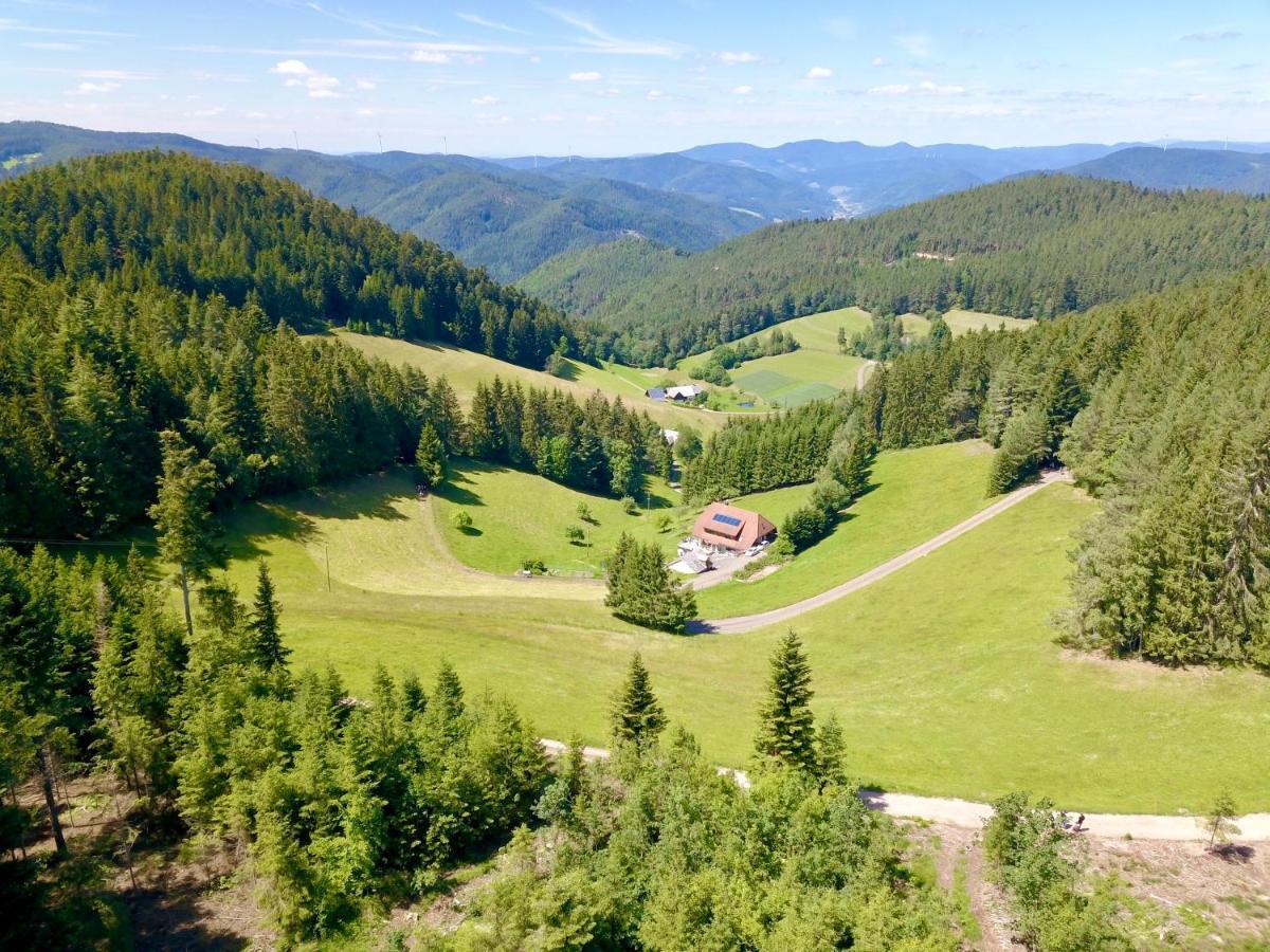 Ferienwohnung Zur Bierliebe - Mit Toller Aussicht Im Herzen Des Schwarzwaldes Hornberg Exterior photo